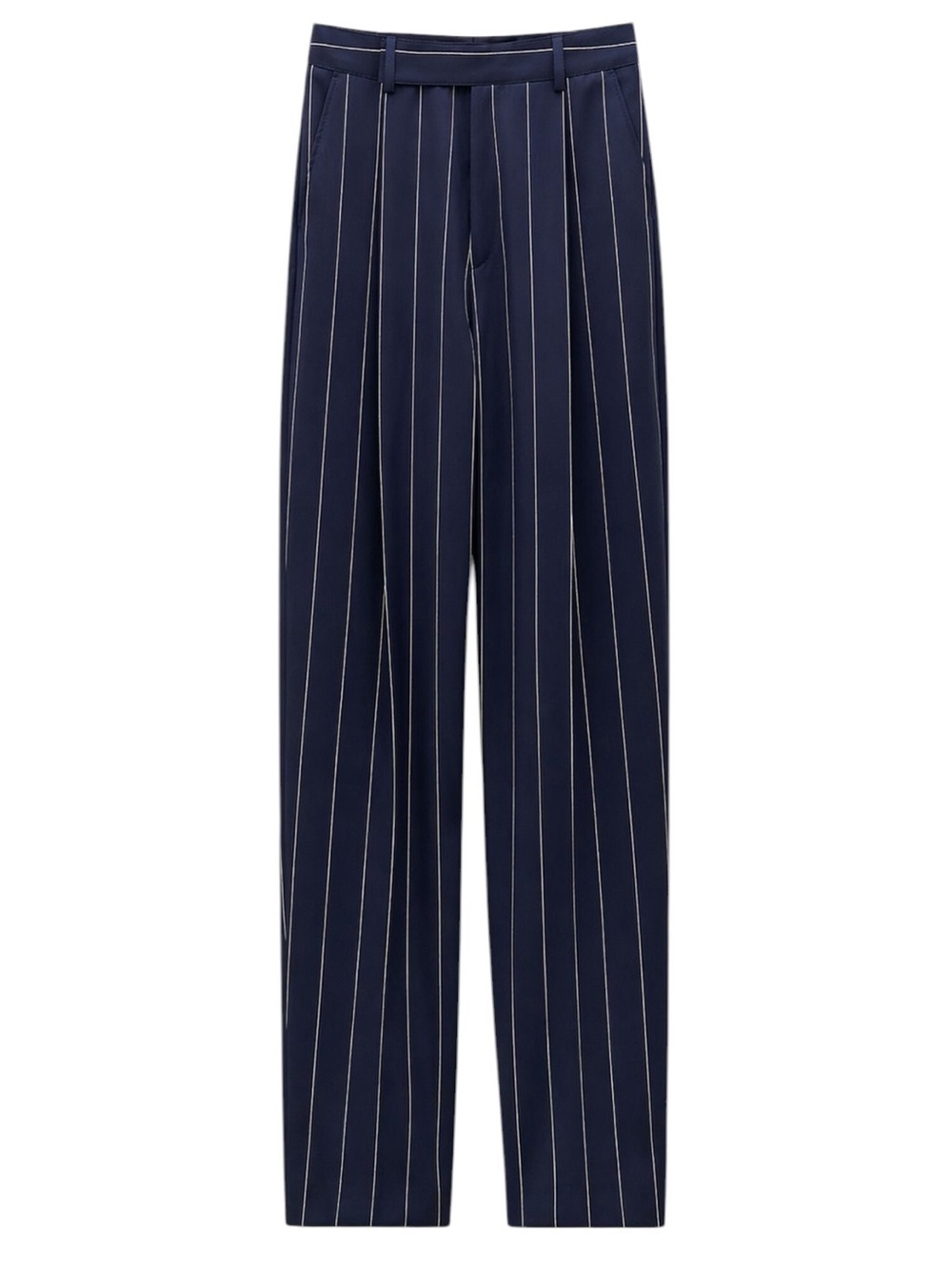 Filippa K Julie Pinstripe Trousers Navy White NWT SIze 34